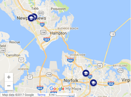 Campus Location Map